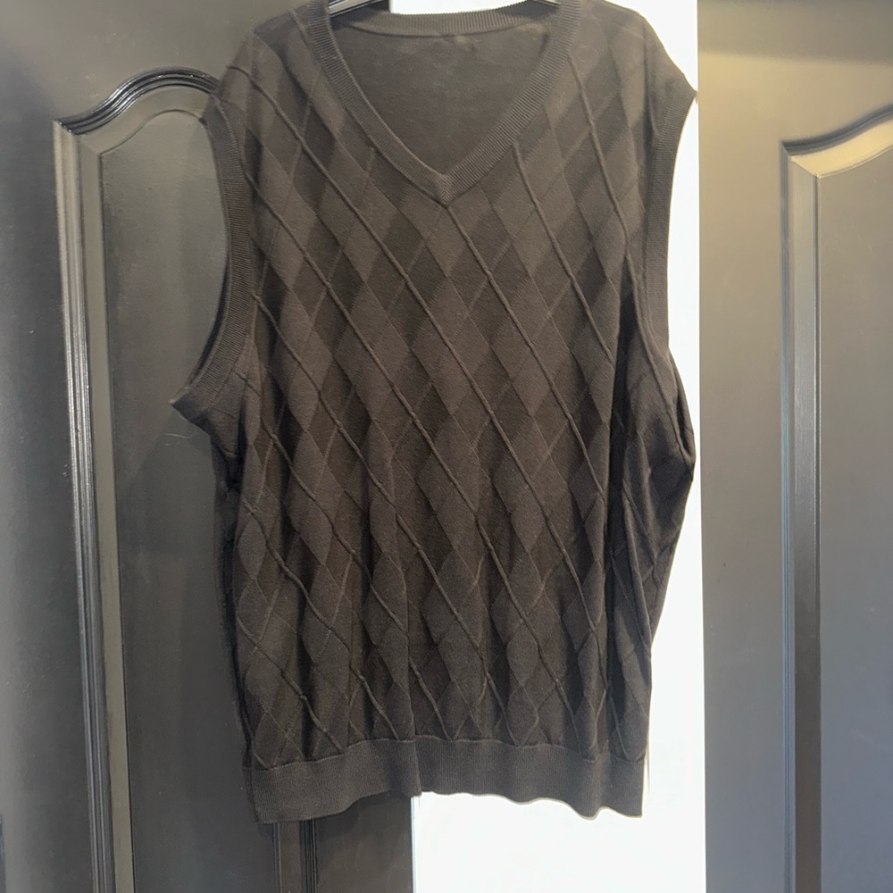 Men's Black Sweater Vest